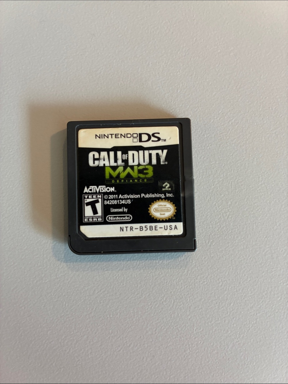 Nintendo DS Call of Duty: MW3 Game Card - Black